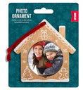 SHOT2GO Wooden Gingerbread House Decoration