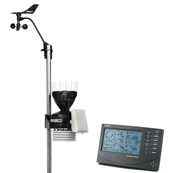 Davis Vantage Pro2 Cabled Weather Station with Standard Radiation Shield