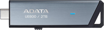 ADATA UE800 Retractable USB3.2 Gen 2 Type-C 2TB External SSD 5yr wty