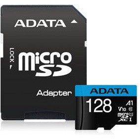 ADATA Premier microSDXC UHS-I A1 V10 Card with Adapter 128GB - Jacobs Digital