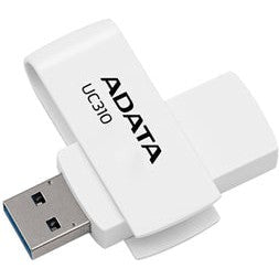 ADATA UC310 Swivel USB3.2 64GB White Flash Drive - Jacobs Digital