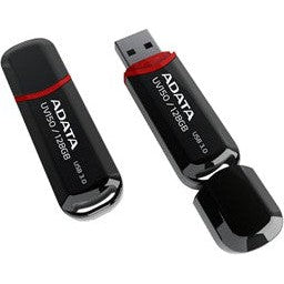 ADATA UV150 Dashdrive USB 3.0 128GB Black/Red Flash Drive - Jacobs Digital