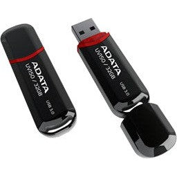 ADATA UV150 Dashdrive USB 3.0 32GB Black/Red Flash Drive - Jacobs Digital