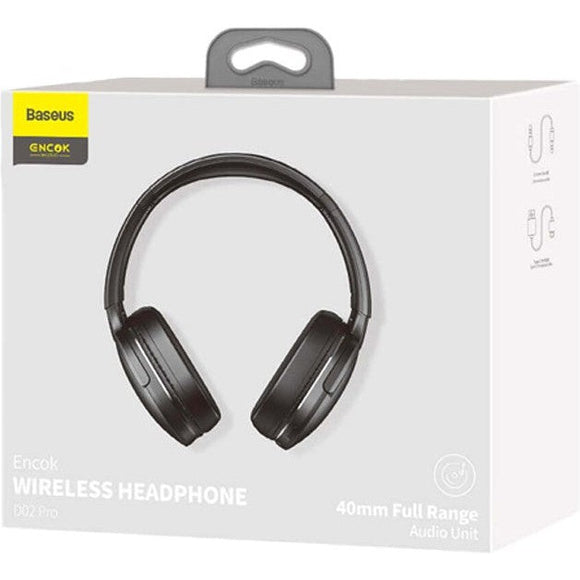 Baseus Bluetooth Headphones D02 PRO - Black - Jacobs Digital