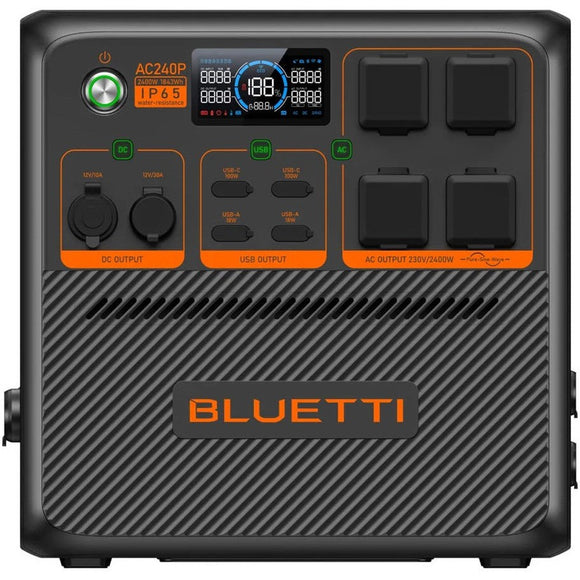 Bluetti Ac240p Portable Waterproof Power Station - Jacobs Digital