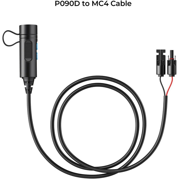 Bluetti External Battery Connection Cable P090d To Mc4 For Eb500p - Jacobs Digital