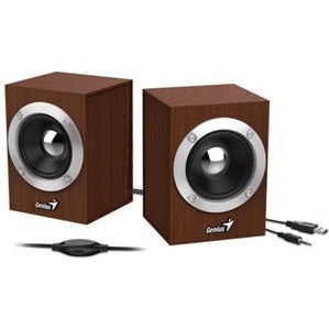 Genius SP-HF280 Wooden USB Powered Speakers - Jacobs Digital