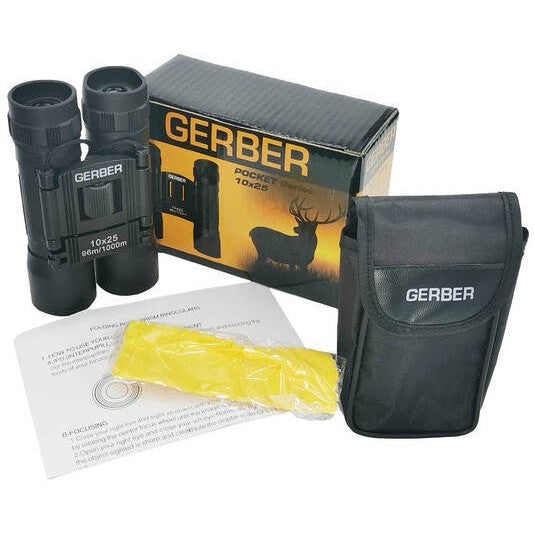 Gerber POCKET 10X25 Binoculars - Jacobs Digital