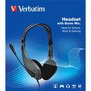 Verbatim Multimedia Headset with Microphone Single 3.5mm - Jacobs Digital