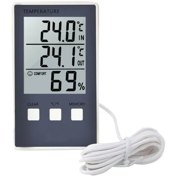 La Crosse Indoor Digital Temperature and Humidity Station with Temp Probe Weather Station - Jacobs Digital