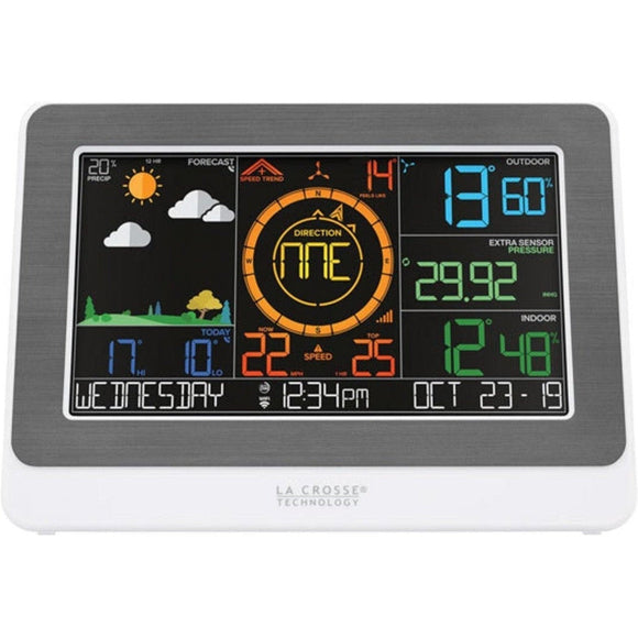 La Crosse Professional WIFI Colour Weather Station - No Box & Mounting pole - Jacobs Digital