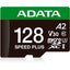 ADATA Speed Plus microSDXC UHS-I U3 A2 V30 Card with Adapter 128GB - Jacobs Digital