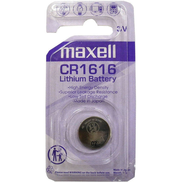 Maxell Lithium Battery Cr1616 3v Coin Cell 1 Pack - Jacobs Digital