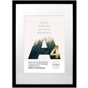 Profile 10420 Elegant Black A3/A4 Certificate Frame - Timber - Jacobs Digital