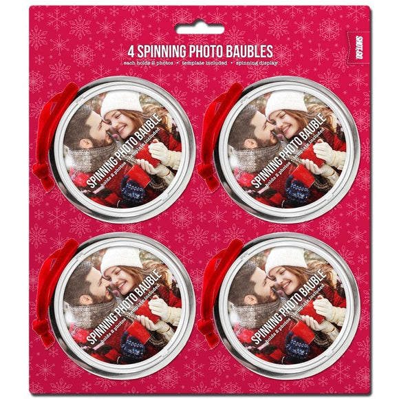 SHOT2GO Spinning Flat Photo Baubles - 4PK - CLEARANCE - Jacobs Digital