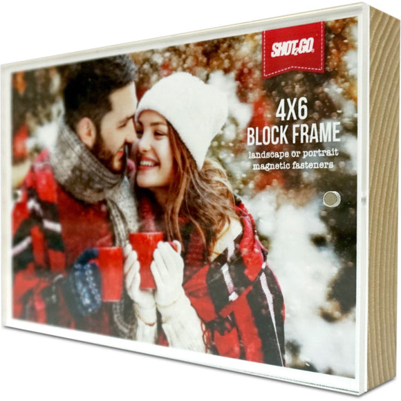 SHOT2GO Wooden 6x4 Block Frame - CLEARANCE - ONLY 50 Left - Jacobs Digital