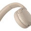 Sony WHCH520B Mid-Range Bluetooth Headphones Beige - Jacobs Digital