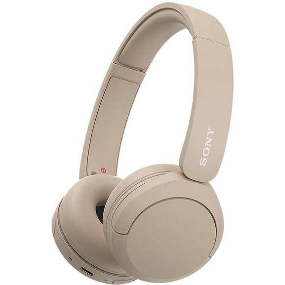 Sony WHCH520B Mid-Range Bluetooth Headphones Beige - Jacobs Digital