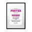 Profile Black A1/A2 Poster Decorator Frame - Timber - Jacobs Digital