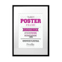 Profile Black A1/A2 Poster Decorator Frame - Timber - Jacobs Digital