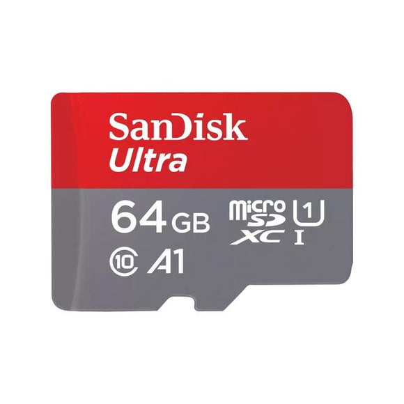 Sandisk Ultra Micro Sdxc 64gb 140mb/s Uhs-i C10 Sd Adapter Micro Sd Card