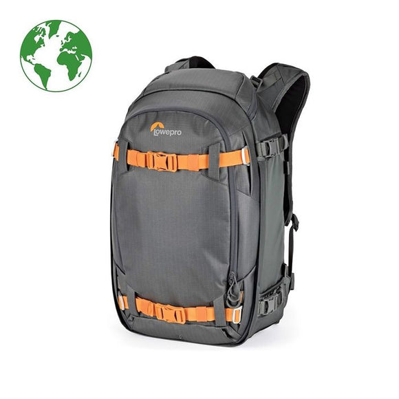 Lowepro Whistler Backpack 350 Aw Ii Grey Green Line Camera Bag - Jacobs Digital