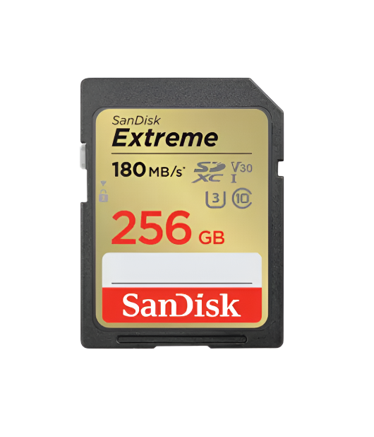 Sandisk Extreme Sdxc 256gb 180mb/s Uhs-i Memory Card