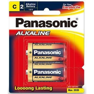 Panasonic C Alkaline Battery 2 Pack - Jacobs Digital