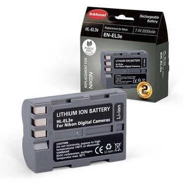 Hahnel EN-EL3e 2000mAh 7.4V Battery for Nikon - Jacobs Digital