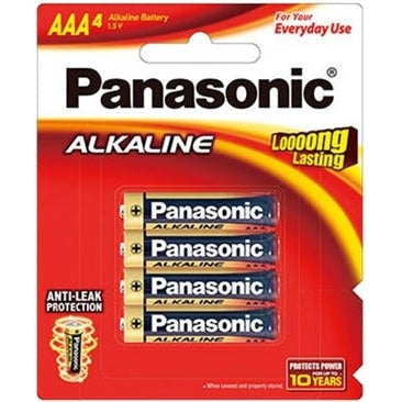 Panasonic AAA Alkaline Battery 4 Pack - Jacobs Digital