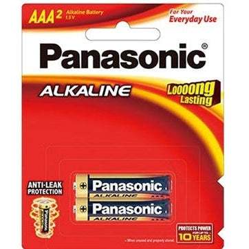 Panasonic AAA Alkaline Battery 2 Pack - Jacobs Digital