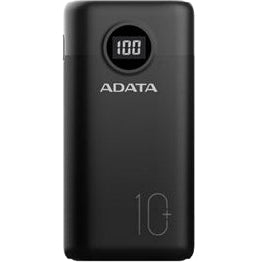 ADATA P10000QCD 10000mAh Quick Charge Powerbank - Black - Jacobs Digital