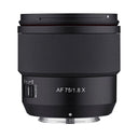 Samyang 75mm F1.8 Fuji X Auto Focus lens - Jacobs Digital