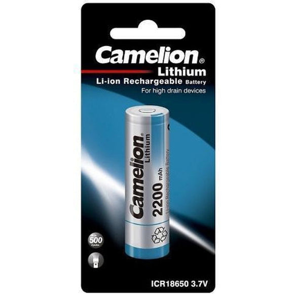 Camelion 18650 Rechargeable 2200Mah 1Pk - Jacobs Digital