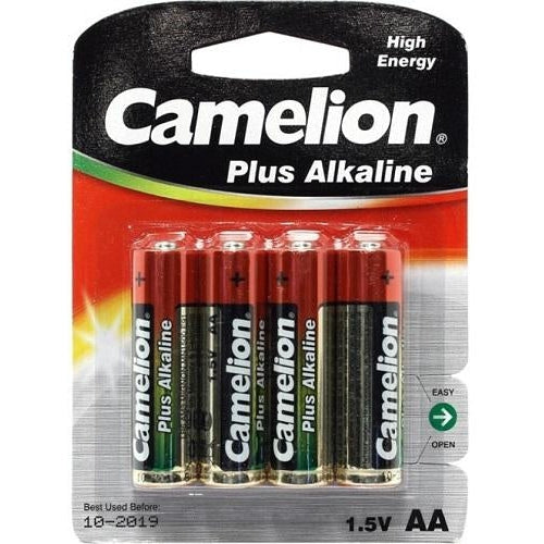 Camelion Plus Alkaline Aa 4pk Batteries [MINIMUM ORDER 12] - Jacobs Digital