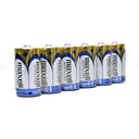 Maxell Alkaline C Size Bulk Six Pack Batteries In Shrink Wrap Packaging - Jacobs Digital