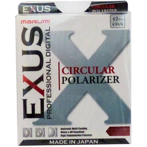 Marumi Exus Circular Polarising Filter 62mmfilter Cpl - Jacobs Digital