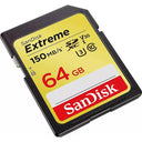 Sandisk Extreme Sdxc 64gb Up To 150mb/s Sd Card Class 10 U3 V30 Data Storage - Jacobs Digital