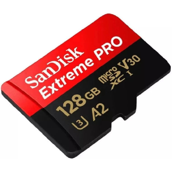 Sandisk Extreme Pro Micro Sdhc 128gb Up To 170mb/s Class 10 A2 V30 Data Storage - Jacobs Digital