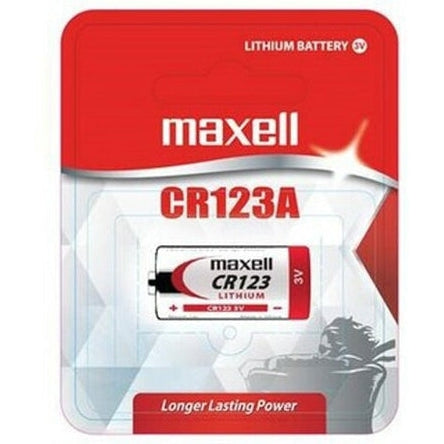 Maxell Lithium Battery Cr123a 1 Pack - Jacobs Digital