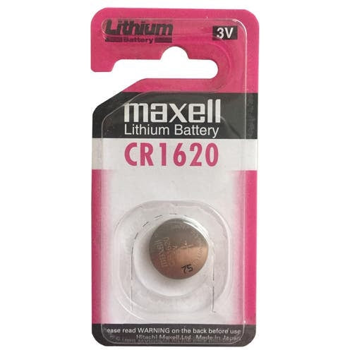 Maxell Lithium Batt Cr1620 3v Single Blister Battery - Jacobs Digital