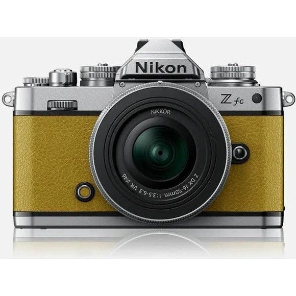 Nikon Z FC Mustard Yellow With Dx 16-50mm VR Silver Mirrorless Camera - Jacobs Digital