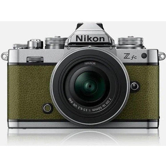 Nikon Z Fc Olive Green With Dx 16-50mm Vr Silver Mirrorless Camera - Jacobs Digital