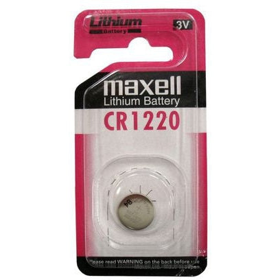 Maxell Lithium Batt Cr1220 3V Single Blister - Jacobs Digital