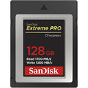 Sandisk Extreme Pro Cfexpress 128gb Up To R1700mb/s W1200mb/s Data Storage - Jacobs Digital