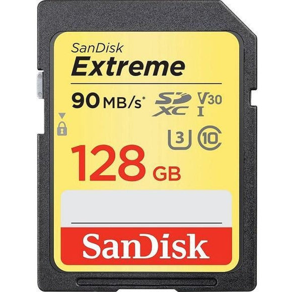 Sandisk Extreme Sdxc 128Gb 160Mb/S Uhs1 C10 U3 - Jacobs Digital