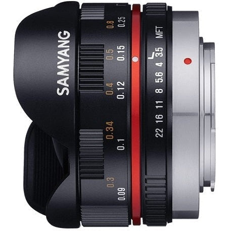 Samyang 7.5mm F3.5 UMC Fisheye MFT - Black