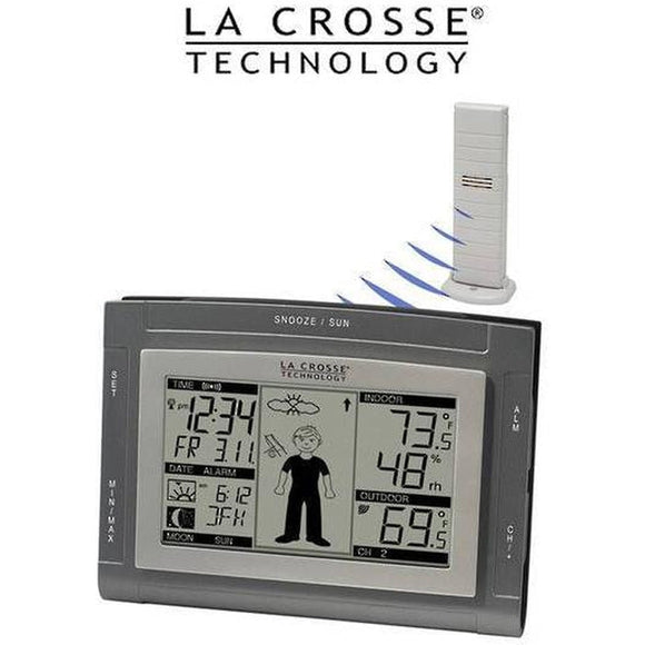 La Crosse Wireless Station with Sun/Moon and Forecast Icon - Jacobs Digital