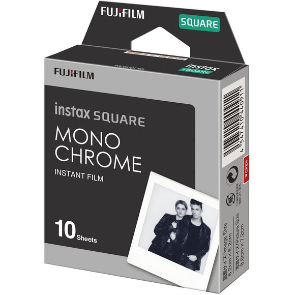 Fujifilm Instax Square Film 10 Pack Monochrome - Jacobs Digital