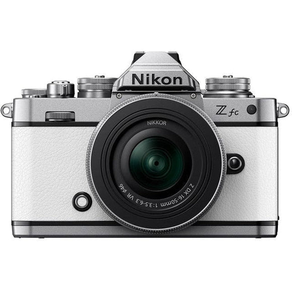 Nikon Z Fc White With Nikkor Dx 16-50m Mirrorless Camera - Jacobs Digital